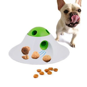 Pet Dog Leaking Food Toy PBA Free UFO Design Interactive Dog Toys Dog Food Dispensing Toys Fun Puzzle Ball Treat Exercise IQ