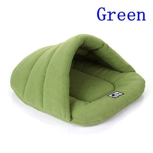 6 Colors Soft Polar Fleece Dog Beds Winter Warm Pet Heated Mat Small Dog Puppy Kennel House for Cats Sleeping Bag Nest Cave Bed - Petgo Wholesale
