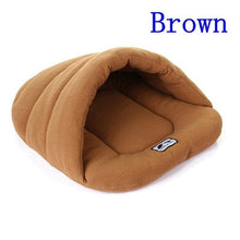 Load image into Gallery viewer, 6 Colors Soft Polar Fleece Dog Beds Winter Warm Pet Heated Mat Small Dog Puppy Kennel House for Cats Sleeping Bag Nest Cave Bed - Petgo Wholesale