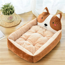 Load image into Gallery viewer, Lovely Dog Bed Mat Animal Cartoon Shaped Kennels Lounger Sofa Soft Pet House Dog Bed Pad Big Basket Dog Mattress Pet Supplies - Petgo Wholesale