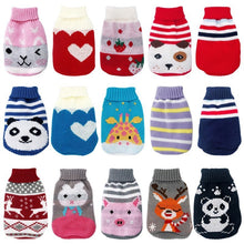 Load image into Gallery viewer, Winter Cartoon Cat Clothes Warm Christmas Cat Sweater For Small Dogs Clothes Pet Clothing Dog Coat Jacket Kitty Ropa Para Perros - Petgo Wholesale